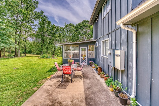 view of patio