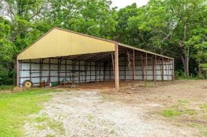 exterior space featuring a detached carport