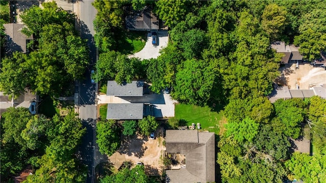 aerial view featuring a residential view