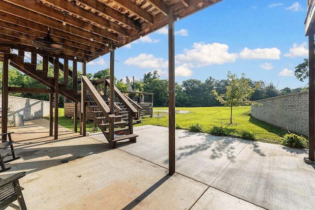 view of patio