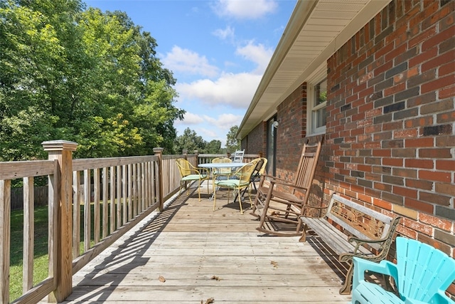 view of deck