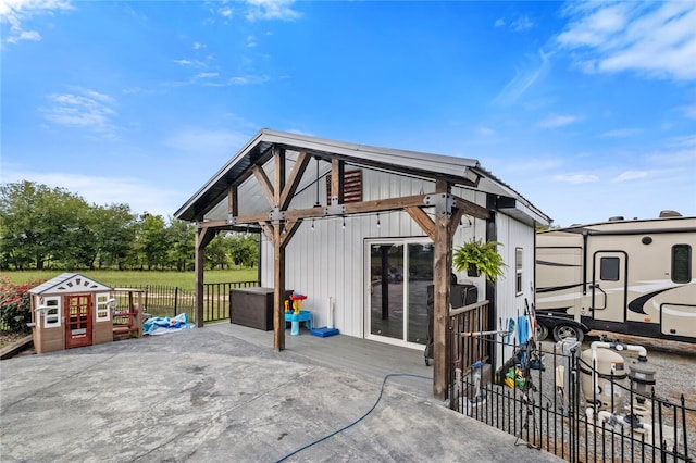 view of outbuilding