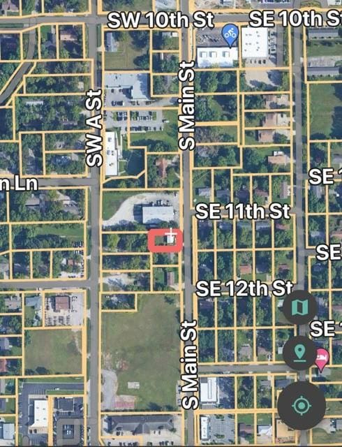 1116 S Main St, Bentonville, AR 72712 - map of property location featuring property parcel outlined