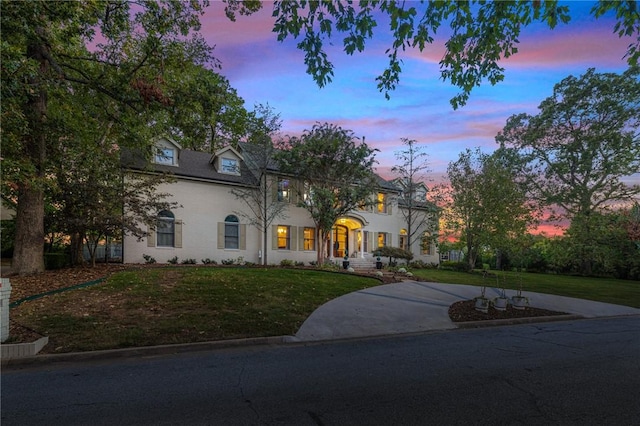16 W Wimbledon Way, Rogers, AR 72758 - french country inspired facade featuring a lawn