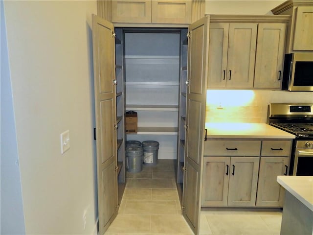 view of pantry