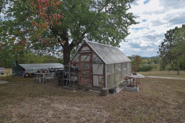 view of greenhouse