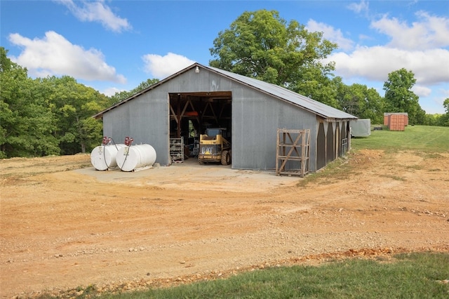 view of outdoor structure