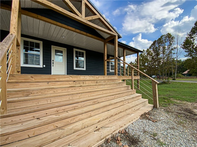 view of deck