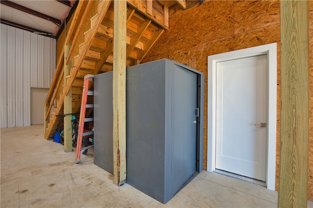 miscellaneous room featuring concrete flooring