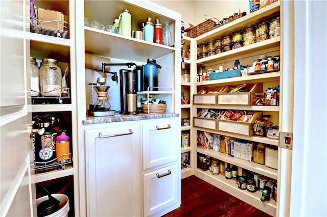 view of pantry