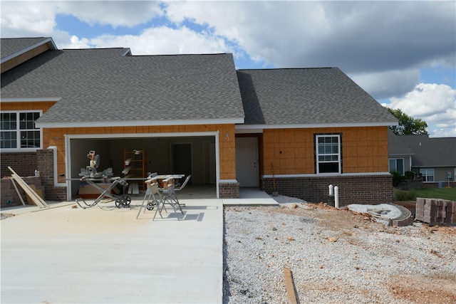 back of house featuring a patio