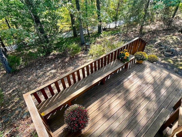 view of deck