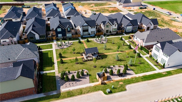 birds eye view of property featuring a residential view