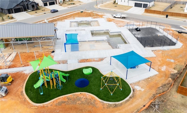 drone / aerial view