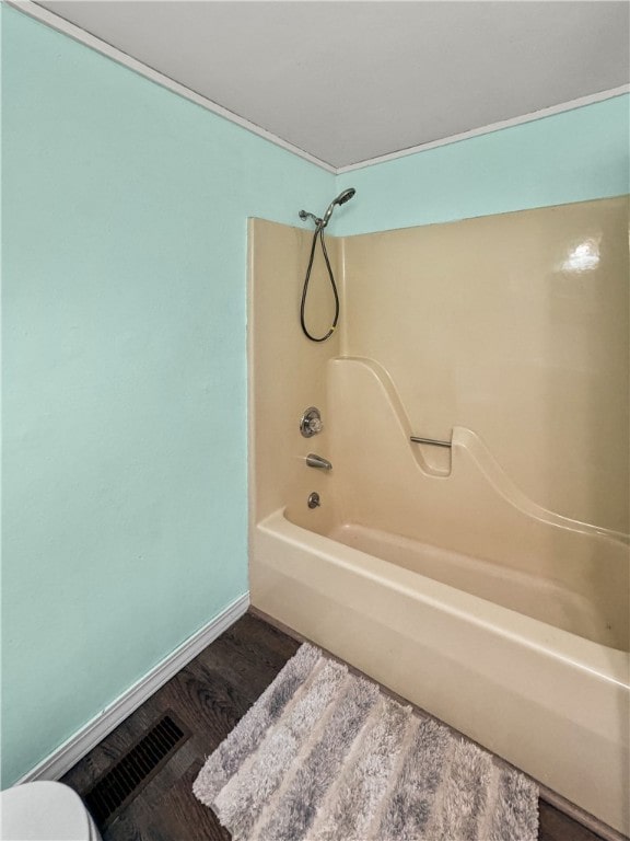 bathroom with  shower combination and toilet