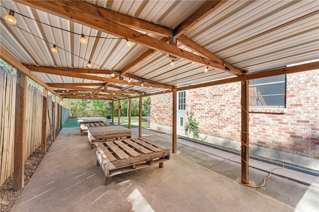 view of patio / terrace with a pergola