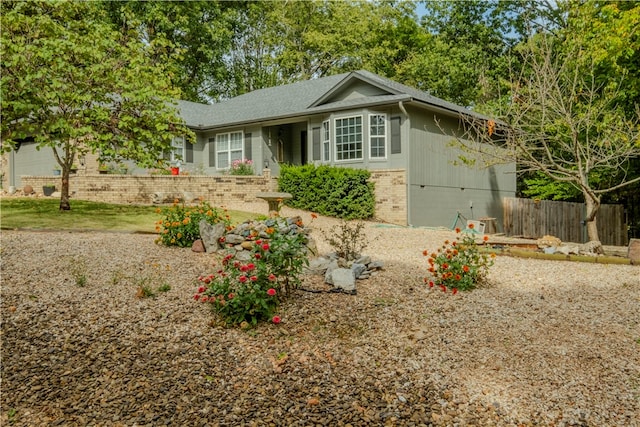 view of ranch-style house