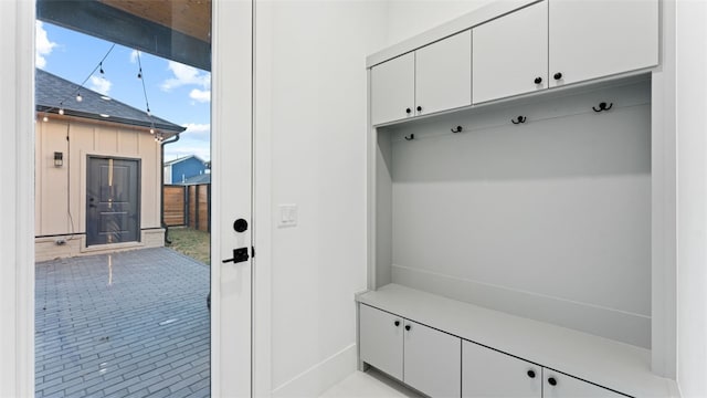 view of mudroom