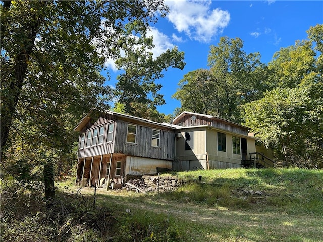 view of back of property