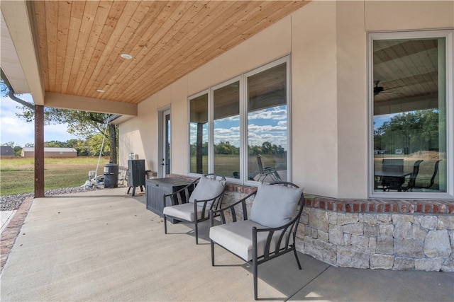 view of patio