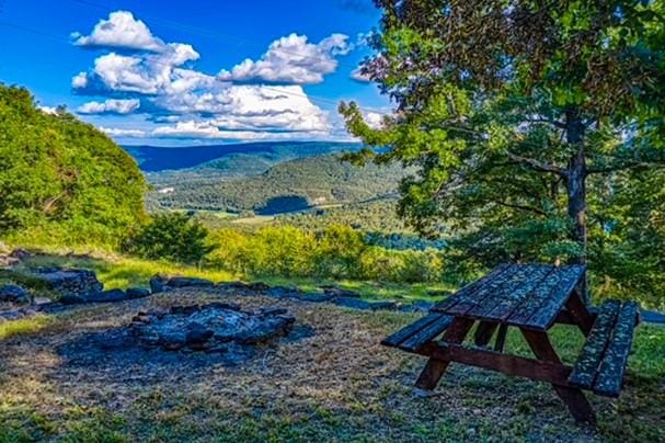 surrounding community featuring a mountain view