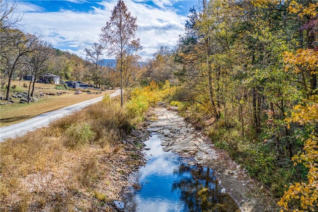 view of road