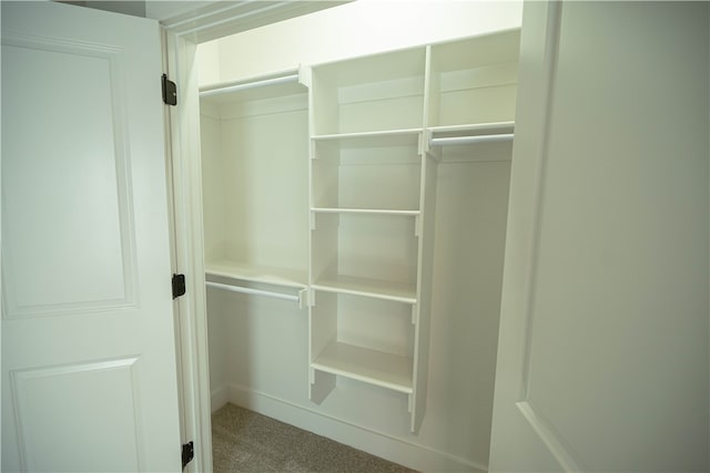 view of closet