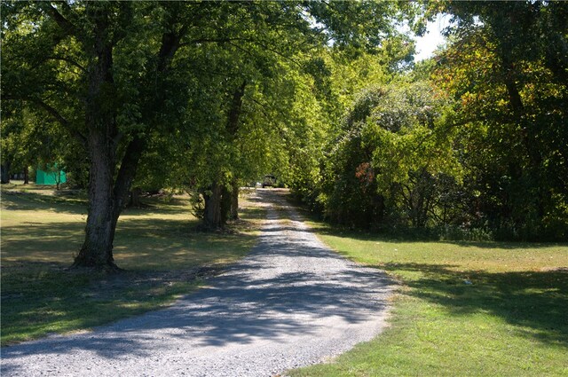 view of road