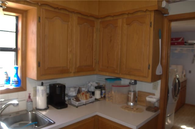 kitchen with sink and a healthy amount of sunlight