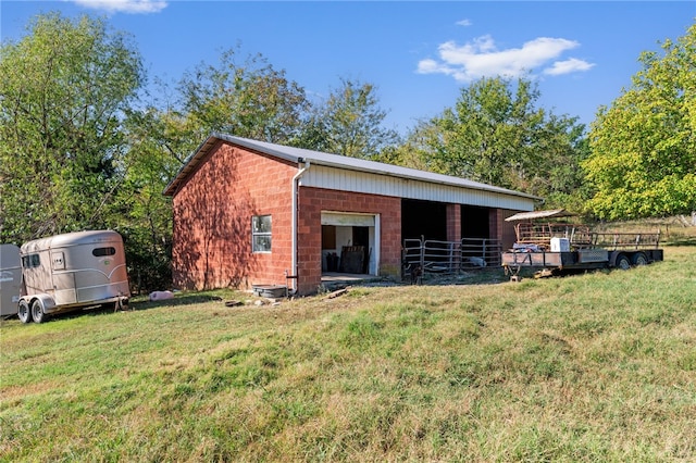 view of outbuilding