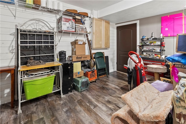 view of storage room