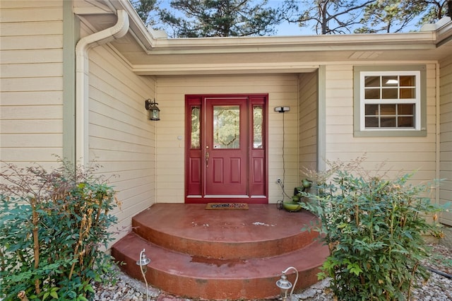 view of entrance to property