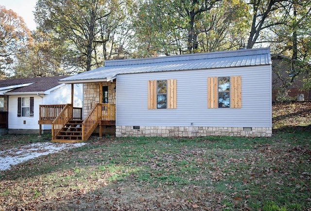 view of front of property