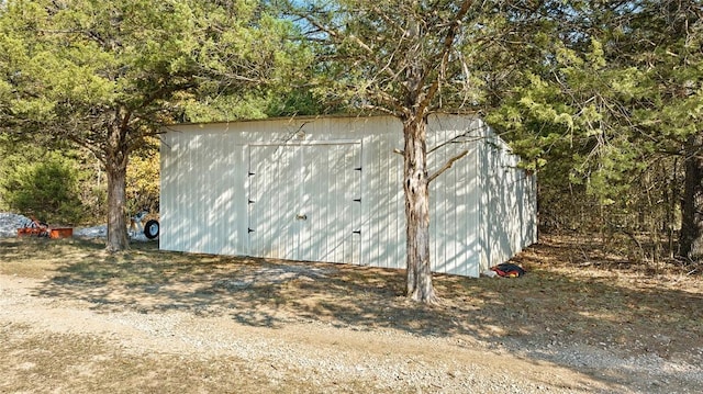 view of outbuilding