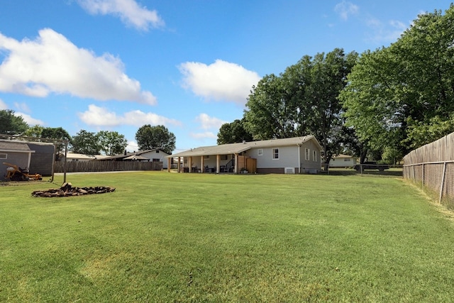 view of yard