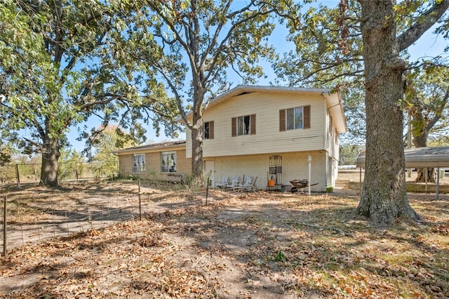 view of front of home