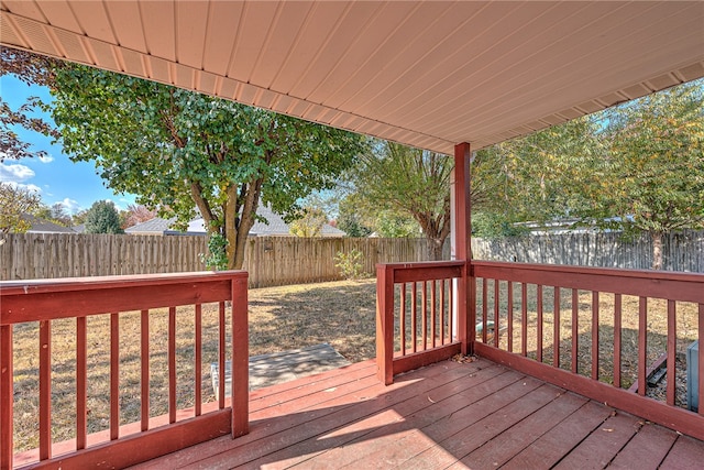 view of deck