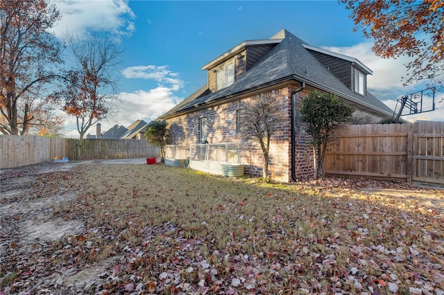 view of home's exterior