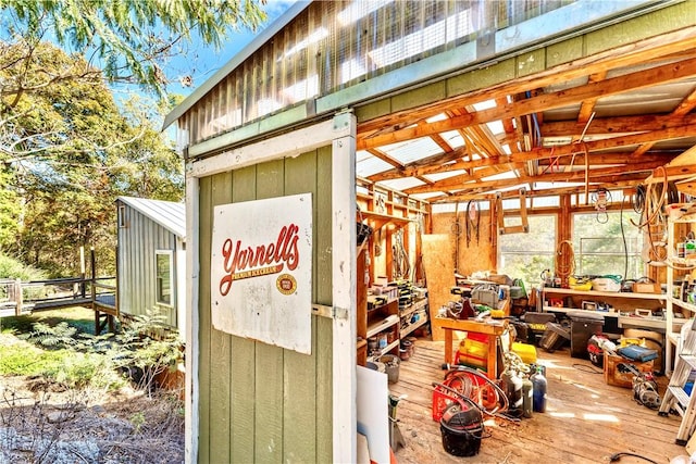 view of outbuilding