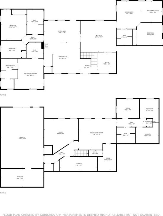 9299 W Forest Hills Dr, Fayetteville, AR 72704 - property floor plan