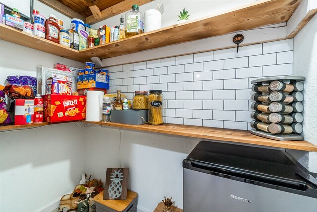 view of pantry