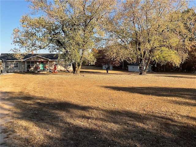 view of yard