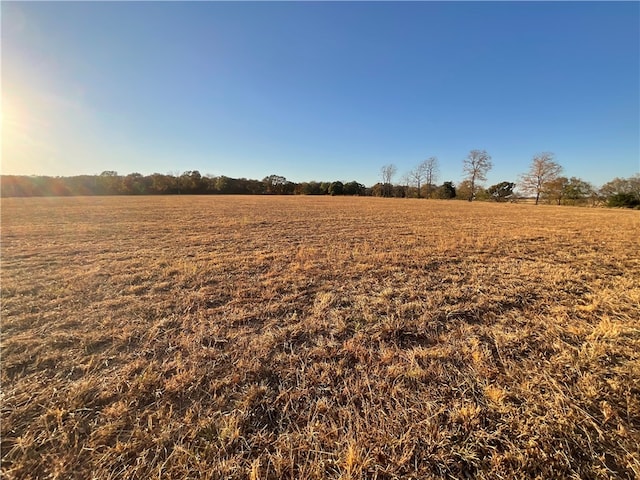 view of landscape featuring a rural view