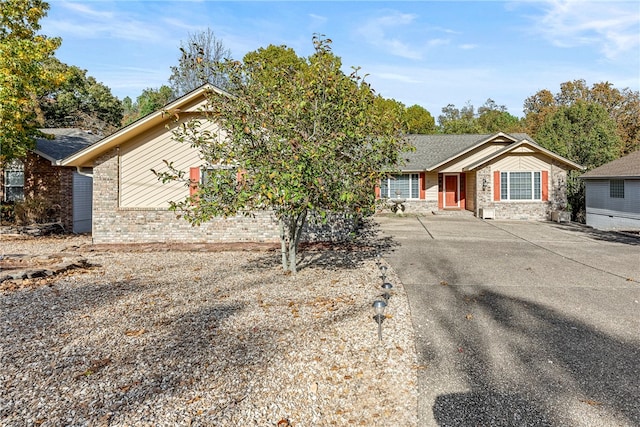 view of ranch-style home