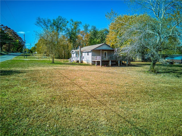 view of yard