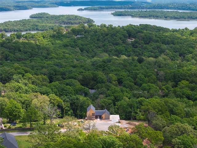 8912 Anew Rd, Rogers, AR 72756 - bird's eye view of a forest and a large body of water