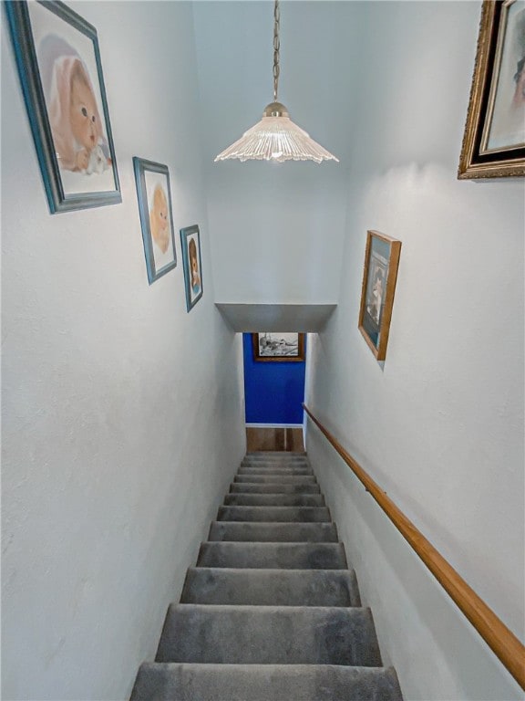 view of staircase