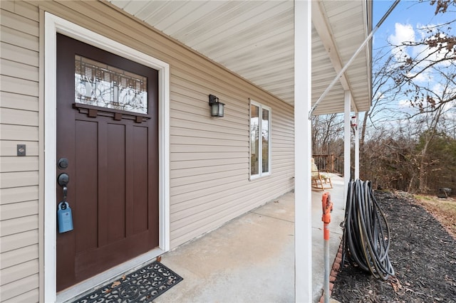 view of entrance to property