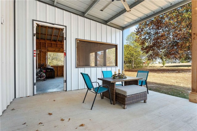 view of patio / terrace with outdoor dining area