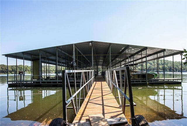 14600 S Mountain, Lowell, AR 72745 - dock area featuring a water view